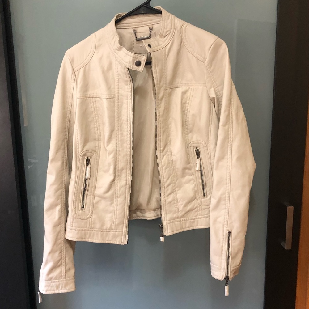 Vegan leather jacket